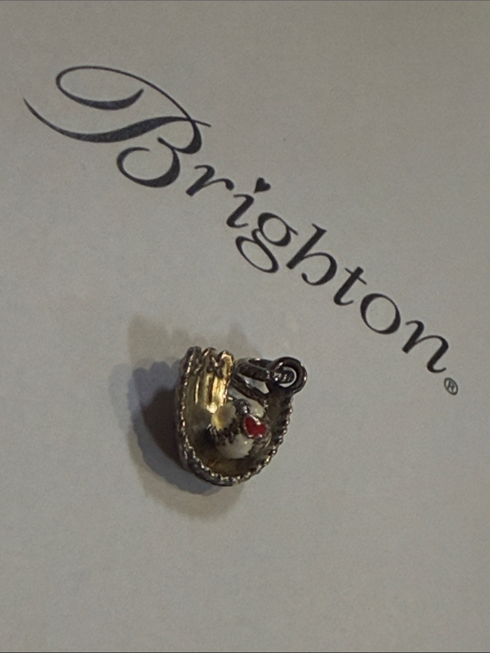 ⚾️ BRIGHTON Baseball Charm/Pendant for Charm Bracelet or Necklace!